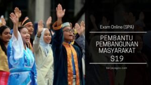 Contoh Soalan Pembantu Pembangunan Masyarakat Gred S19 (SPA Exam 2021)