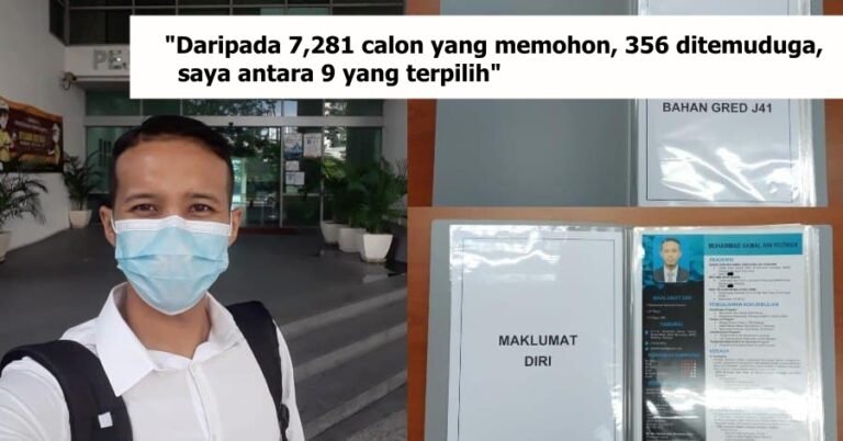 “Saya Berpegang Kepada 3 Perkara Ini..,” Berjaya Temuduga SPA, Pemuda Kongsi Tips Sebagai Panduan Untuk Calon Lain